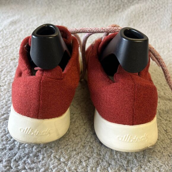 All birds Sneakers Womens 6 Red  Merino Wool Runners Low Athletic 0116NVK - Picture 3 of 9
